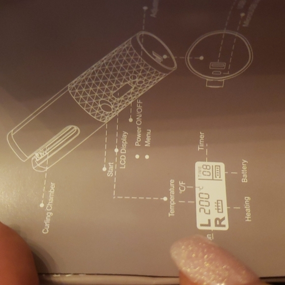 CORDLESS automatic curler. - Picture 6 of 12